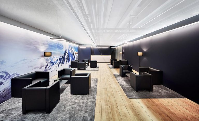 Innenarchitektur einer VIP-Lounge