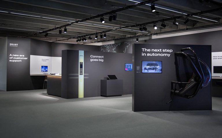 Interalpin 2023 Messestand von Doppelmayr