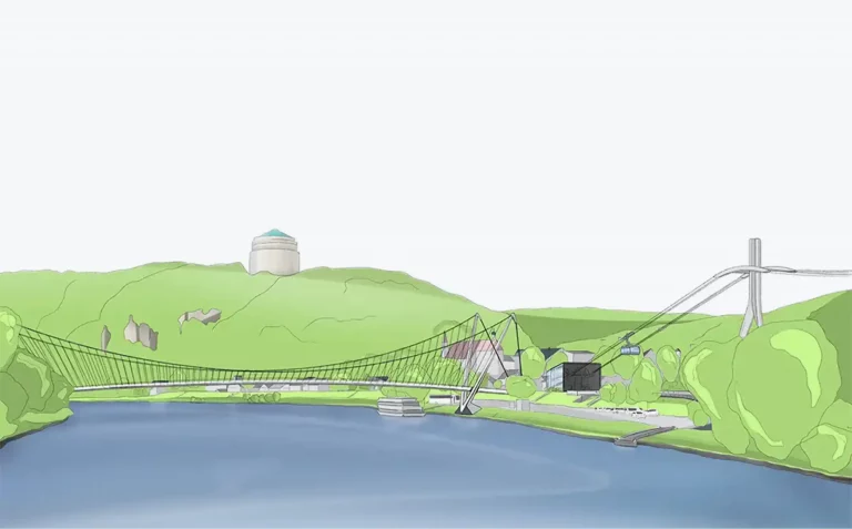 Konzeptskizze einer Machbarkeitsstudie zur Prüfung einer urbanen Seilbahnverbindung in der Stadt Kelheim