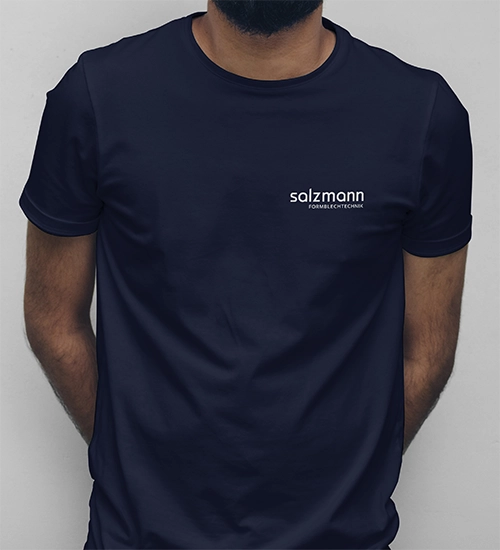 Designentwurf für ein Firmen-T-Shirt von Salzmann