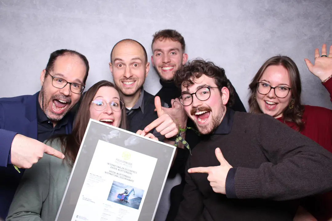 Team von MOJA Design auf der Focus Open Designaward Preisverleihung