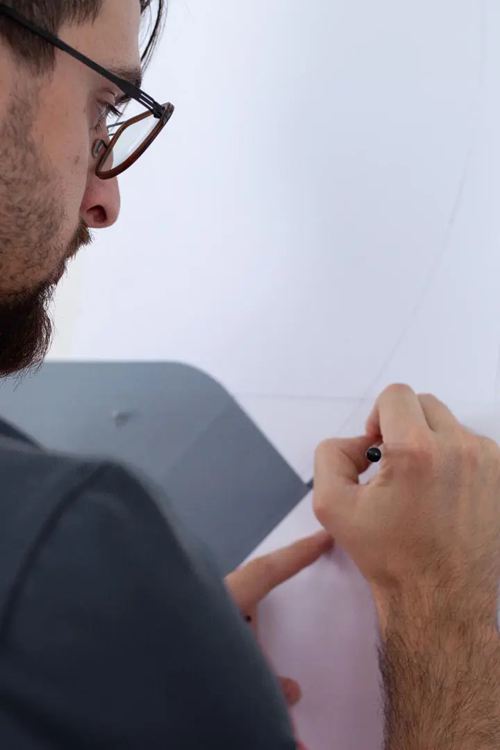 MOJA Designer bei der Arbeit