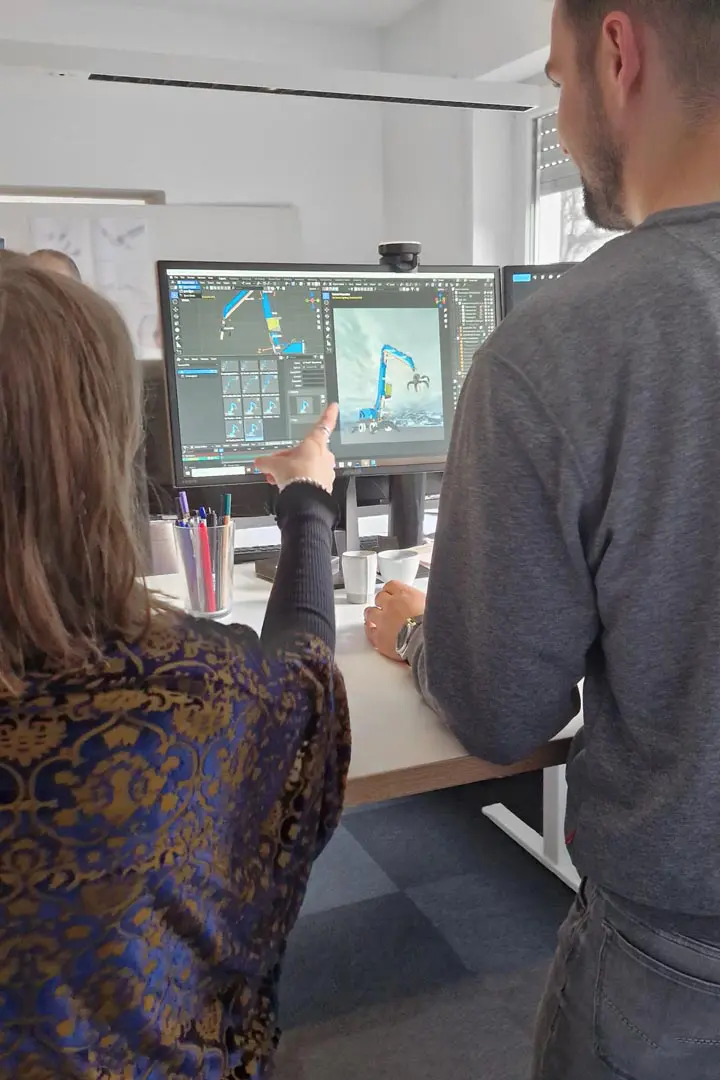 Das Team von MOJA Design bei der Arbeit