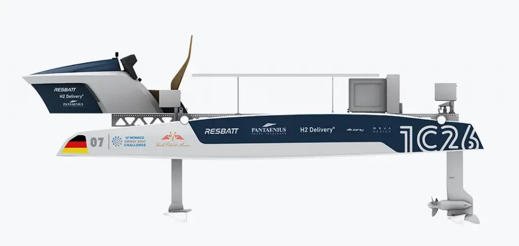 Produktdesign Elektroboot Wannsea für Monaco Energy Boat Challange 2026