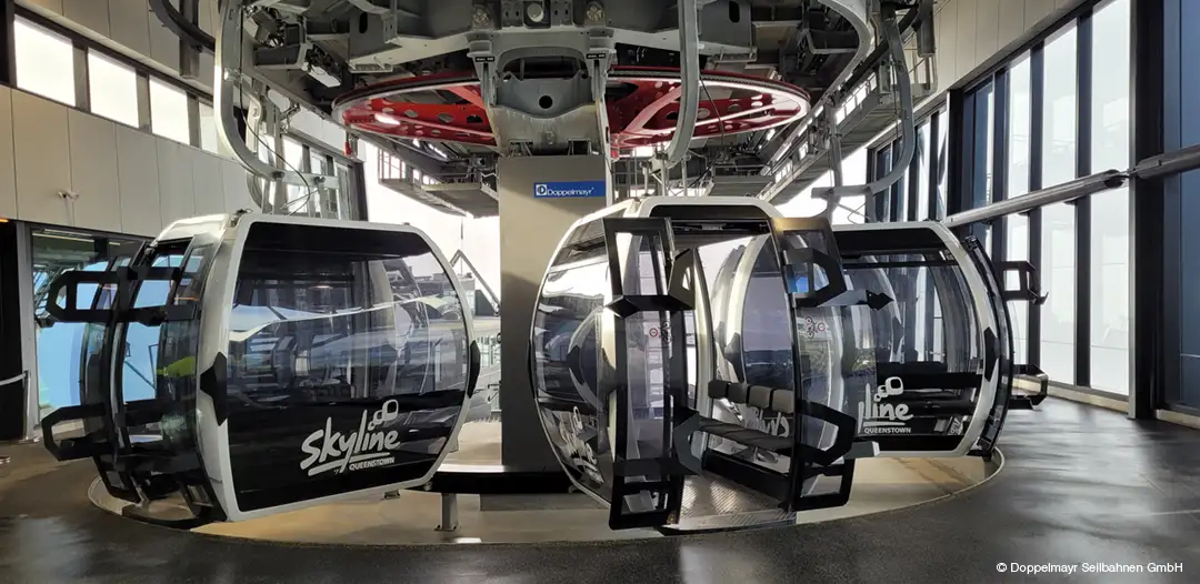 Seilbahn Skyline Bike Halter in Queenstown