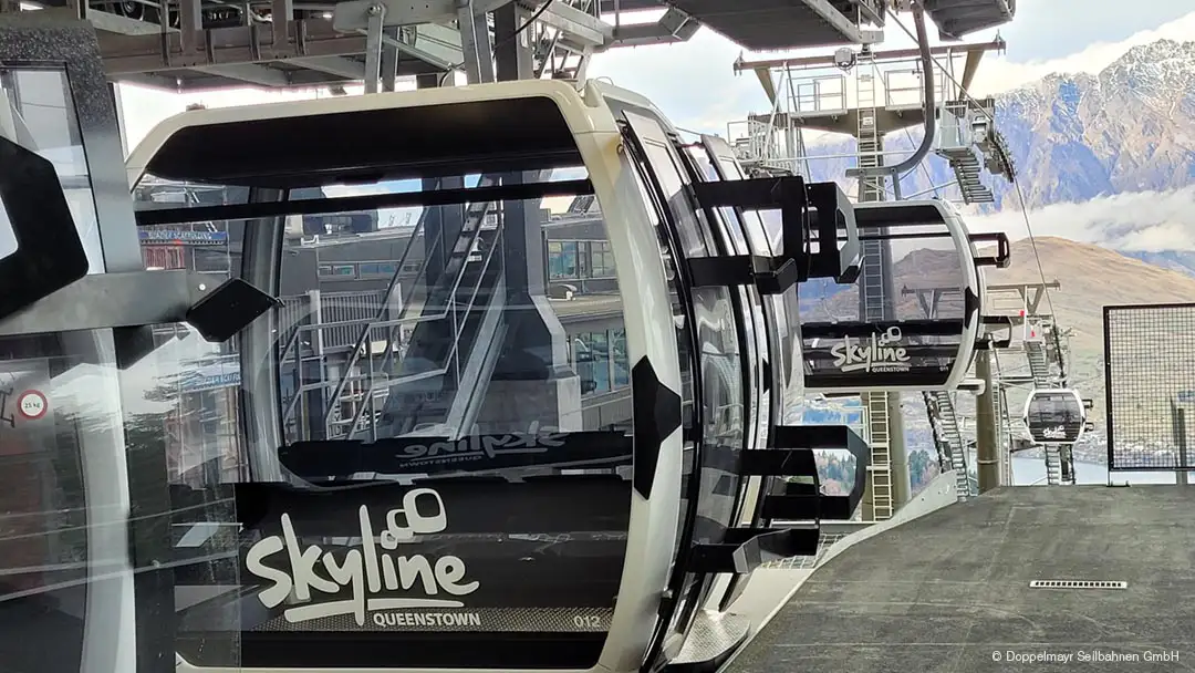 Seilbahn Skyline Bike Halter in Queenstown